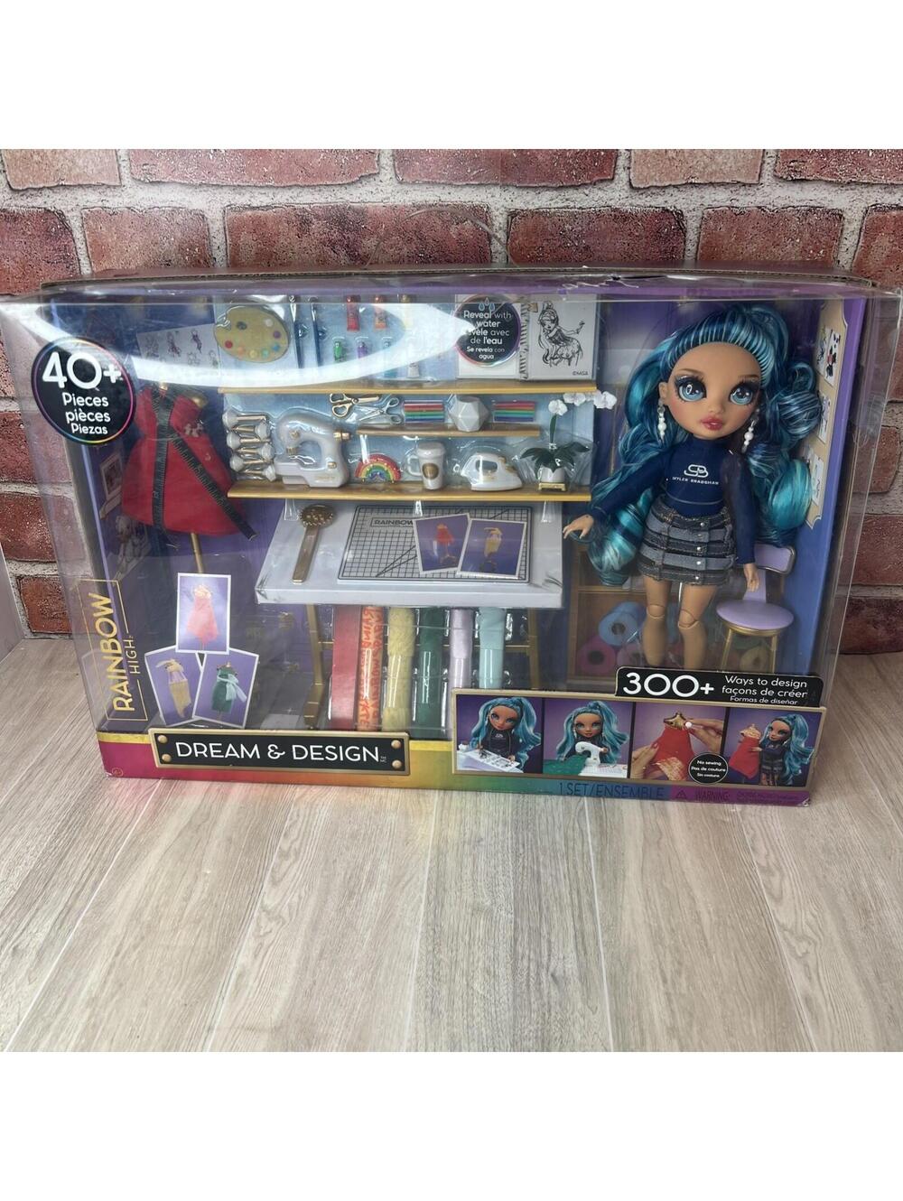 Rainbow High Skyler Bradshaw Dream & Design Fashion Studio-40+ Pieces, Read